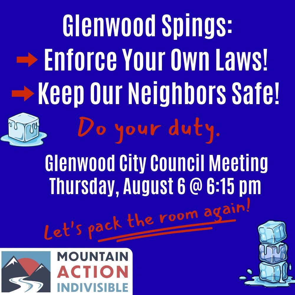 Glenwood Springs Call to Action: Evict ICE
